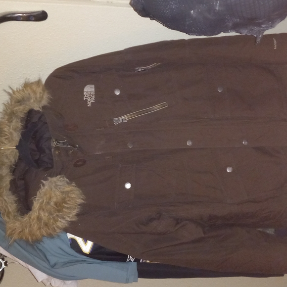 Mens North Face Havent winter coat with fur hood - Picture 1 of 16